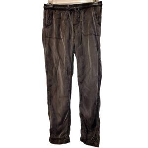 CALVIN KLEIN JEANS Pants Size XS Ashy Black Pull-on Drawstring Lyocell Joggers